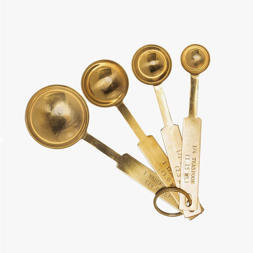 Gold Measuring Spoons Set